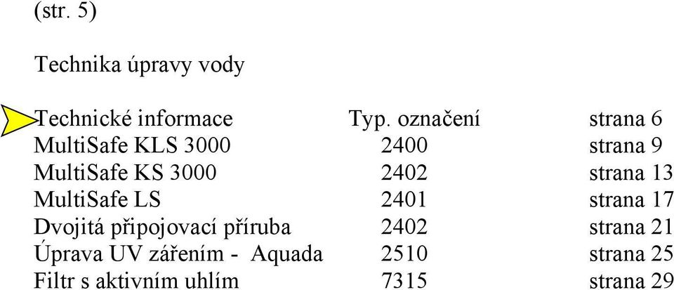 2402 strana 13 MultiSafe LS 2401 strana 17 Dvojitá připojovací příruba