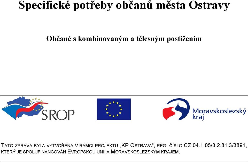 VYTVOŘENA V RÁMCI PROJEKTU KP OSTRAVA, REG. ČÍSLO CZ 04.1.