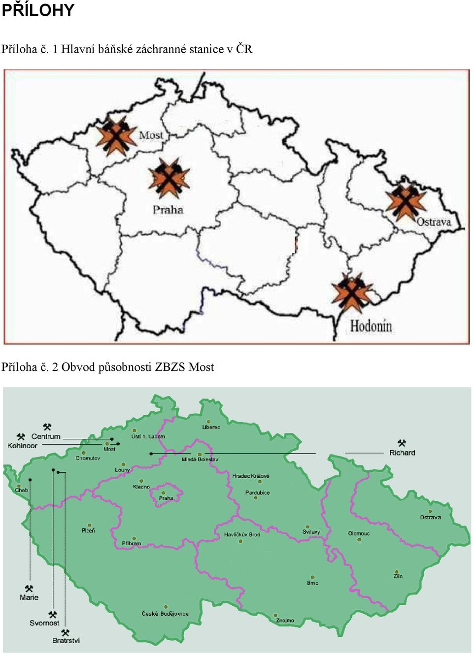 záchranné stanice v ČR