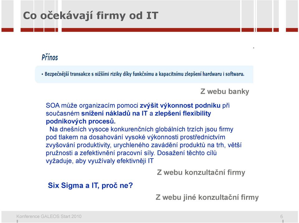 Na dnešních vysoce konkurenčních globálních trzích jsou firmy pod tlakem na dosahování vysoké výkonnosti prostřednictvím zvyšování