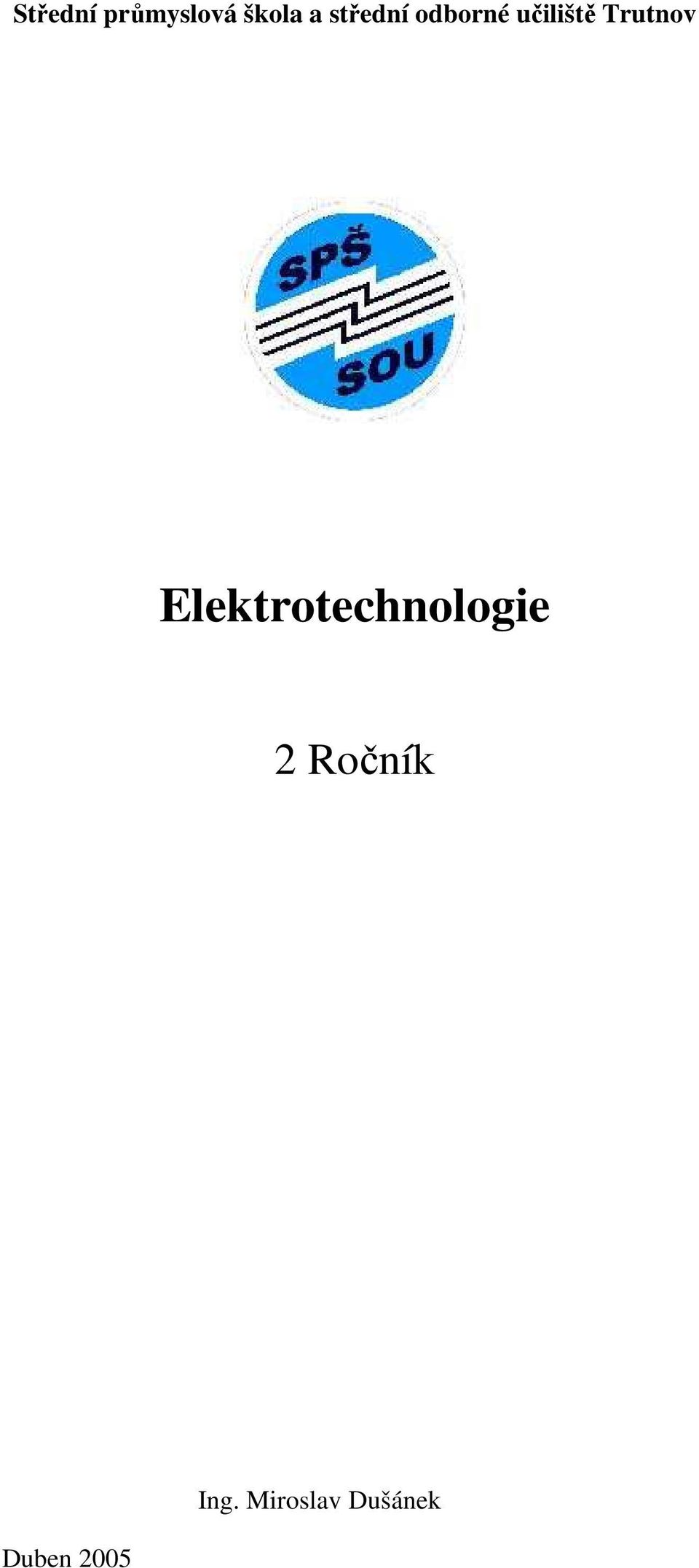 Trutnov Elektrotechnologie 2