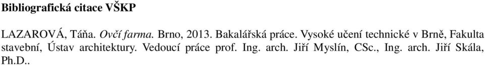 Vysoké učení technické v Brně, Fakulta stavební, Ústav