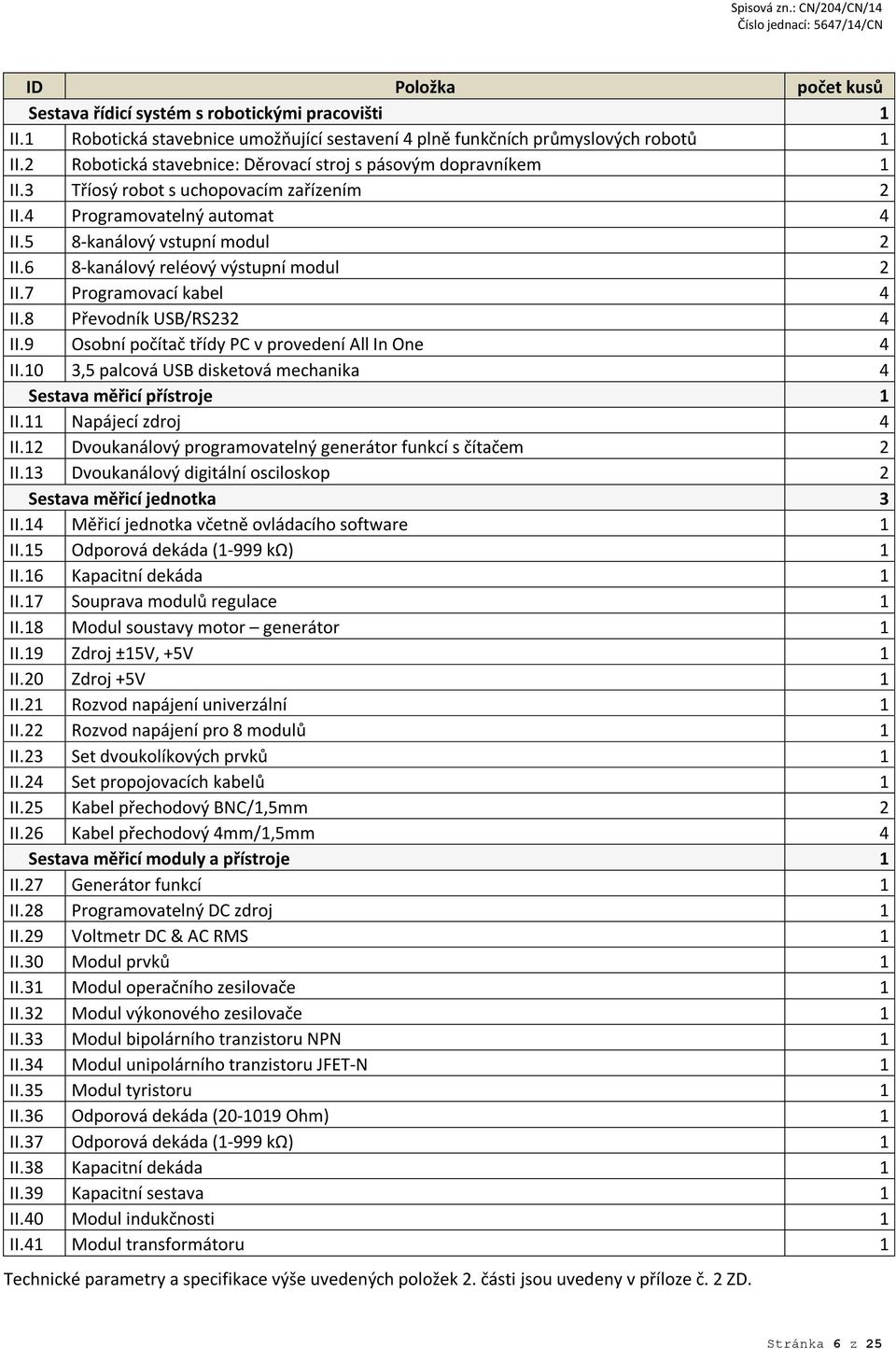 6 8-kanálový reléový výstupní modul 2 II.7 Programovací kabel 4 II.8 Převodník USB/RS232 4 II.9 Osobní počítač třídy PC v provedení All In One 4 II.