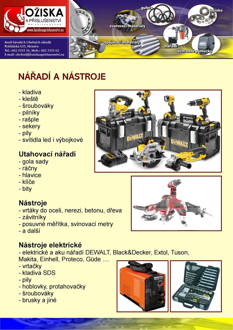 závitníky - posuvné měřítka, svinovací metry - a další Nástroje elektrické - elektrické a aku nářadí DEWALT,