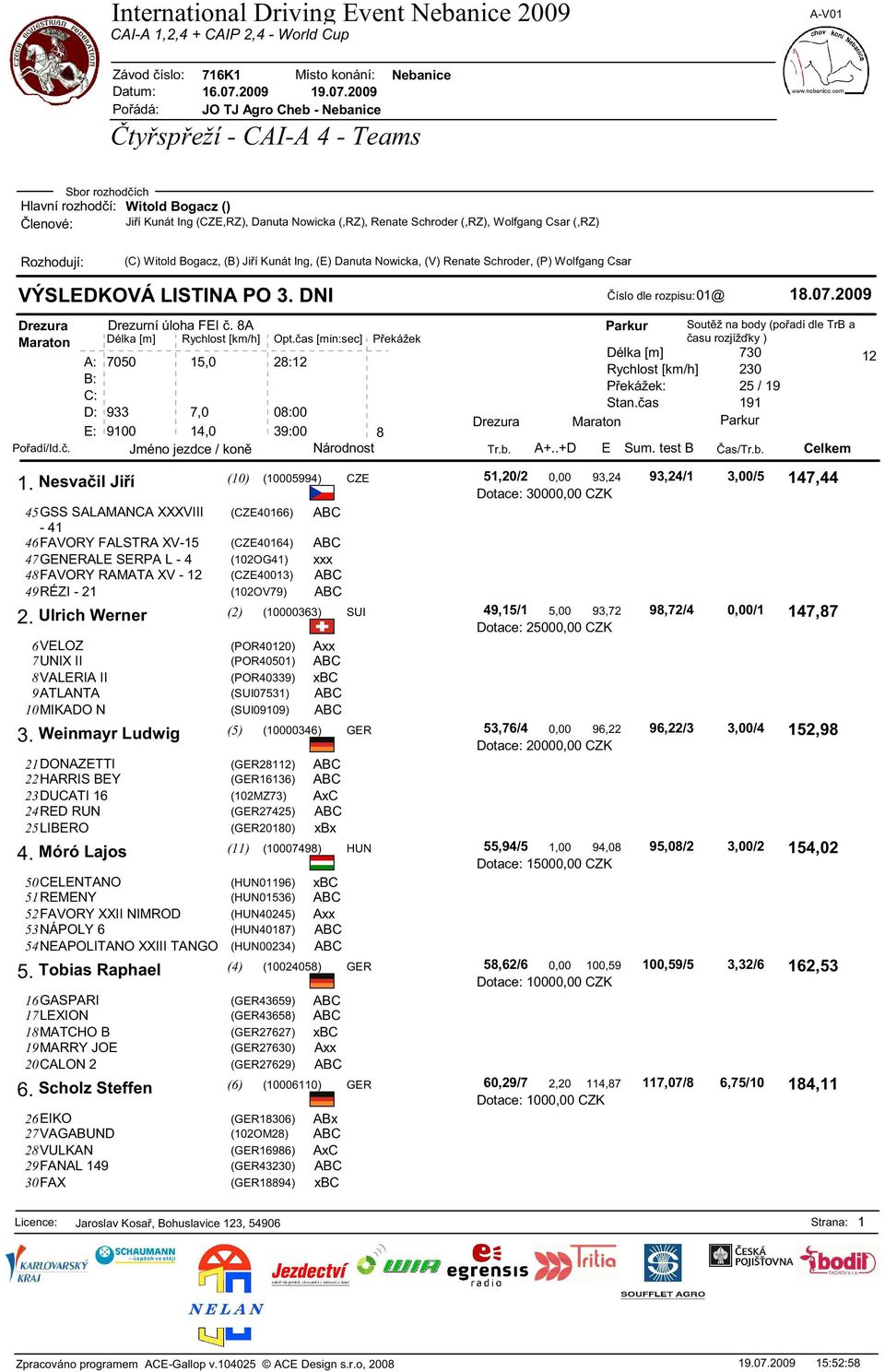 Nesva il Ji í (10) (10005994) CZE 45GSS SALAMANCA XXXVIII (CZE40166) ABC - 41 46FAVORY FALSTRA XV-15 (CZE40164) ABC 47GENERALE SERPA L - 4 (102OG41) xxx 48FAVORY RAMATA XV - 12 (CZE40013) ABC 49RÉZI