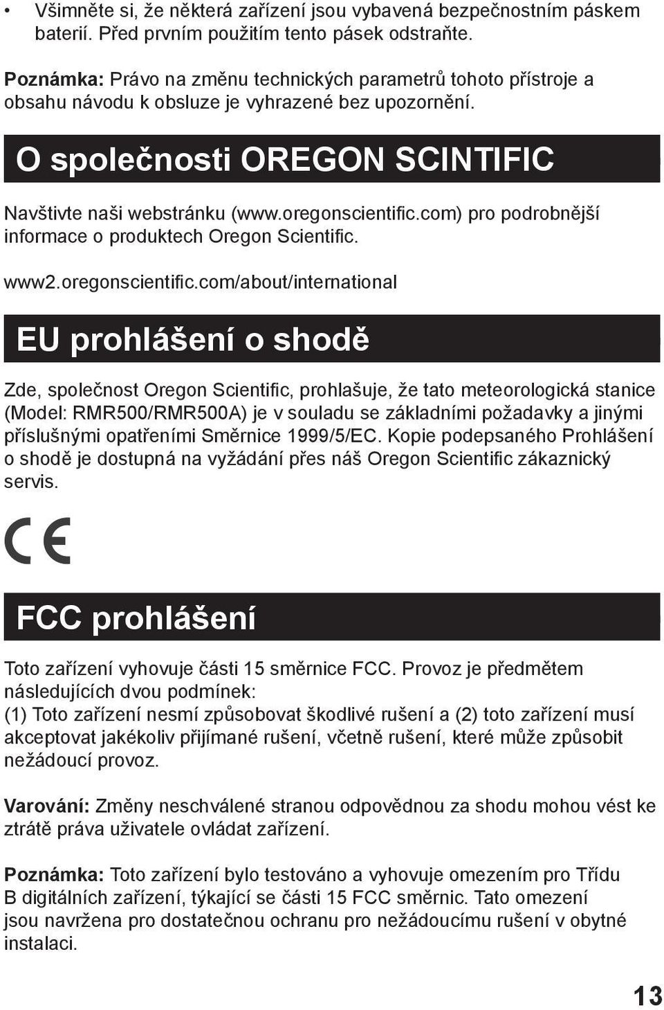 com) pro podrobnější informace o produktech Oregon Scientific. www2.oregonscientific.