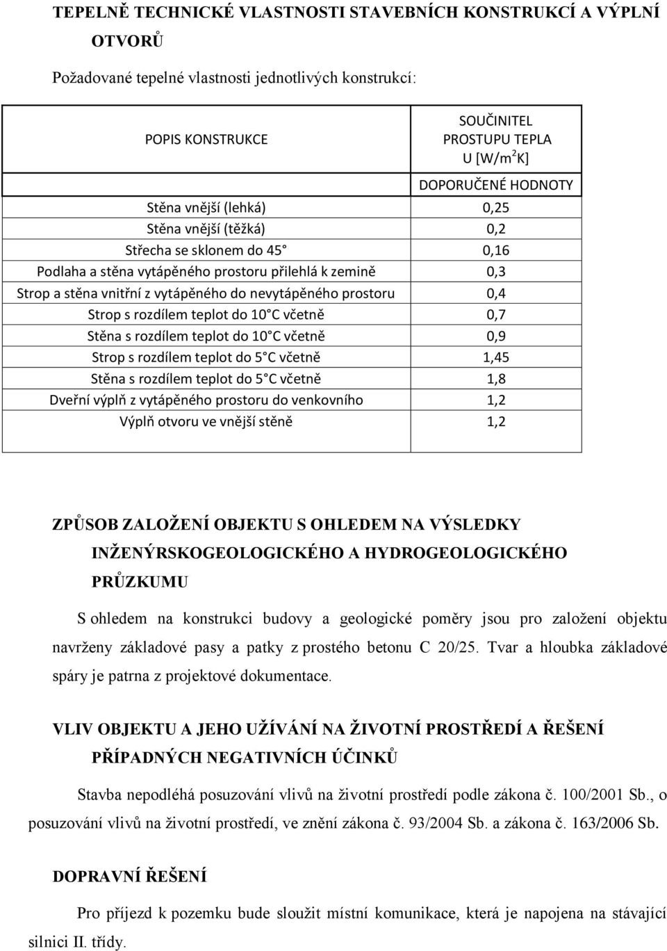 0,4 Strop s rozdílem teplot do 10 C včetně 0,7 Stěna s rozdílem teplot do 10 C včetně 0,9 Strop s rozdílem teplot do 5 C včetně 1,45 Stěna s rozdílem teplot do 5 C včetně 1,8 Dveřní výplň z