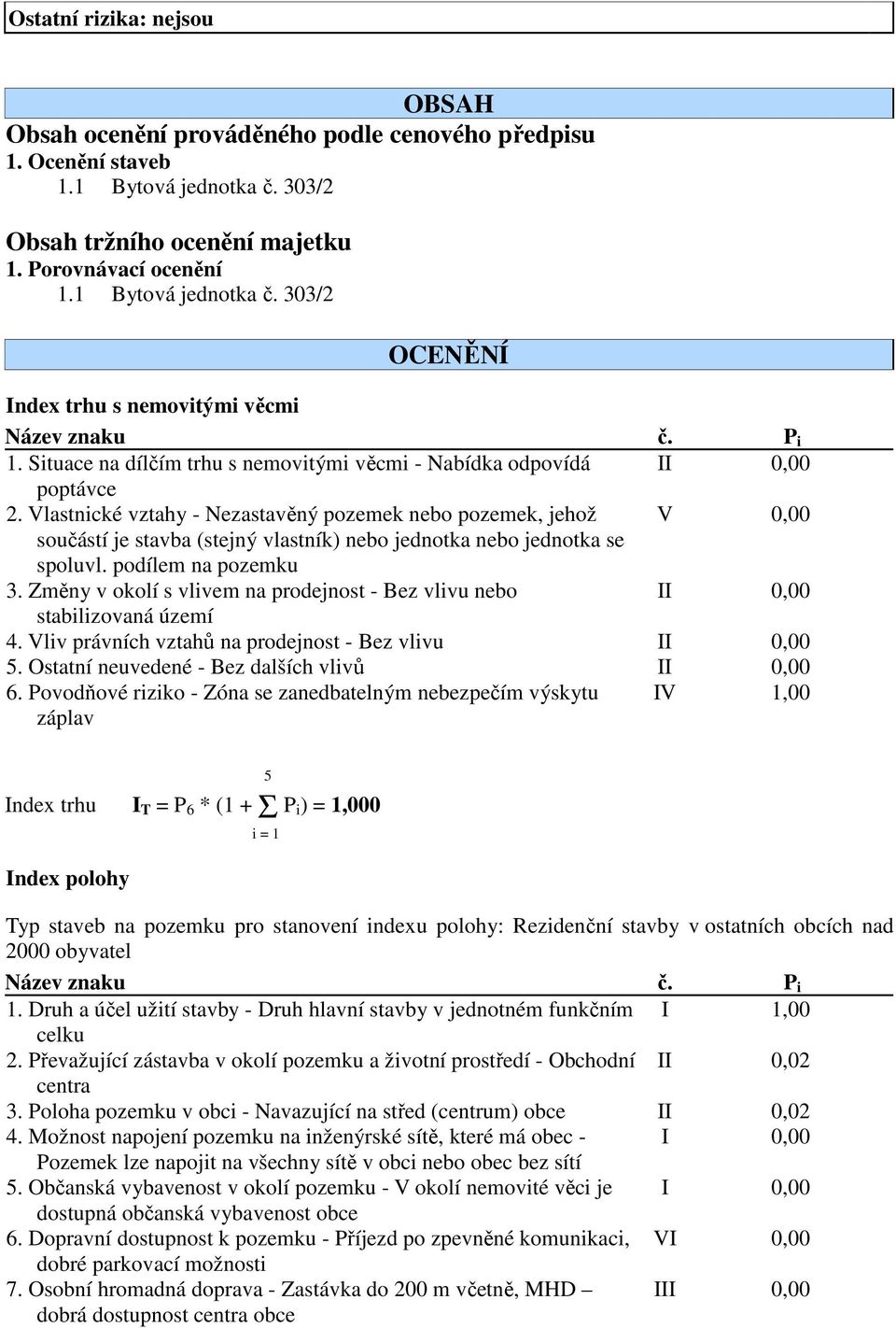 Vlastnické vztahy - Nezastavěný pozemek nebo pozemek, jehož V 0,00 součástí je stavba (stejný vlastník) nebo jednotka nebo jednotka se spoluvl. podílem na pozemku 3.