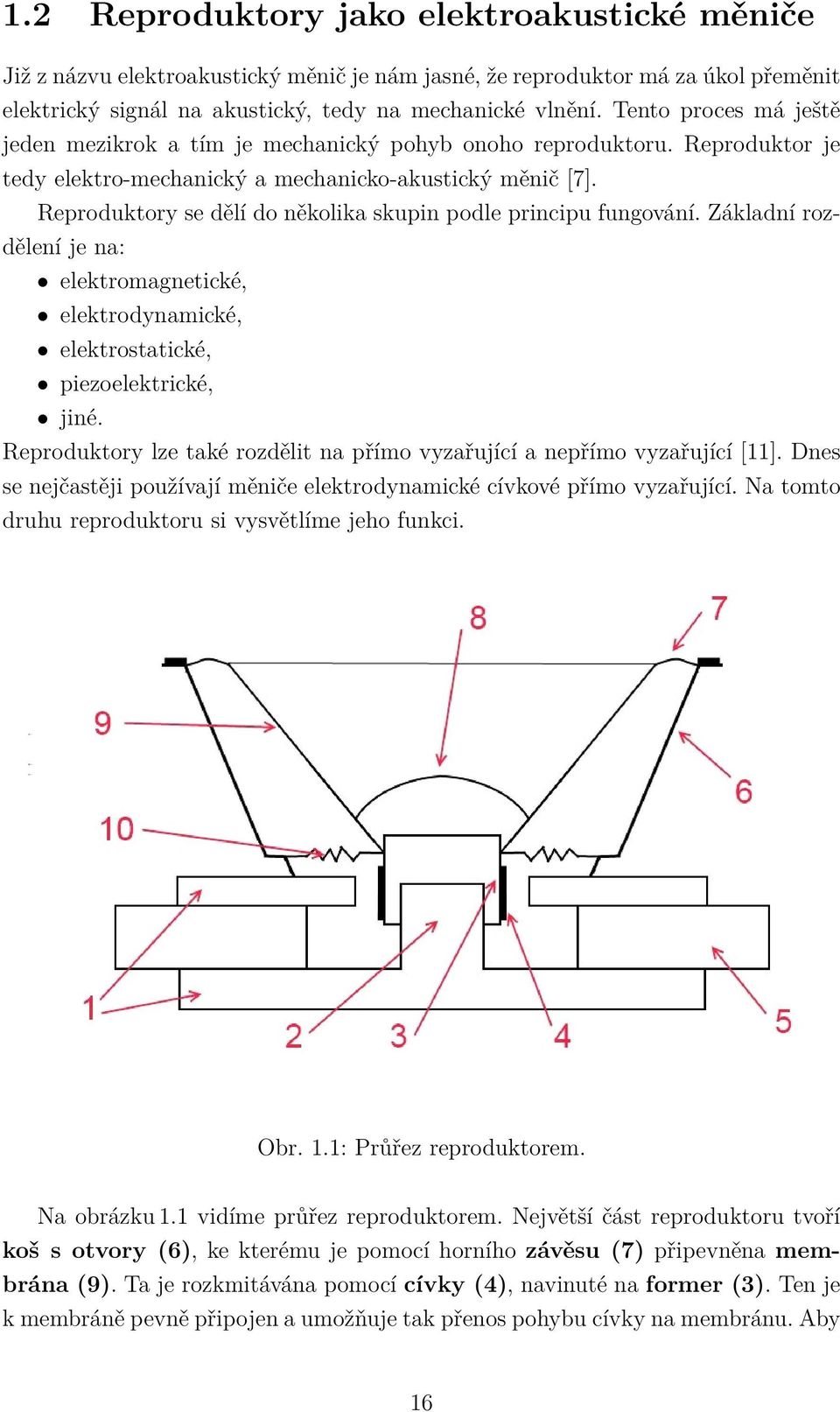 Reproduktory se dělí do několika skupin podle principu fungování. Základní rozdělení je na: elektromagnetické, elektrodynamické, elektrostatické, piezoelektrické, jiné.