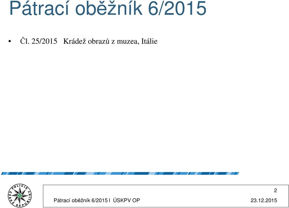 25/2015 Krádež