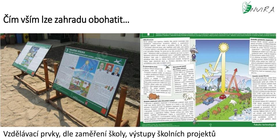 prvky, dle zaměření