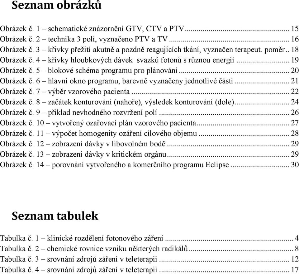 5 blokové schéma programu pro plánování... 20 Obrázek č. 6 hlavní okno programu, barevně vyznačeny jednotlivé části... 21 Obrázek č. 7 výběr vzorového pacienta... 22 Obrázek č.