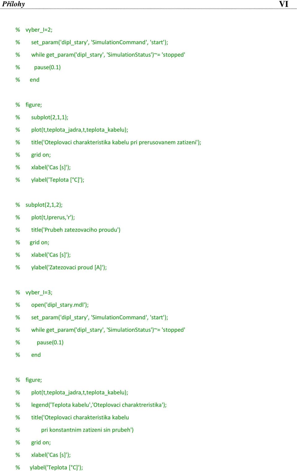 ylabel('teplota [ C]'); % subplot(2,1,2); % plot(t,iprerus,'r'); % title('prubeh zatezovaciho proudu') % grid on; % xlabel('cas [s]'); % ylabel('zatezovaci proud [A]'); % vyber_i=3; %