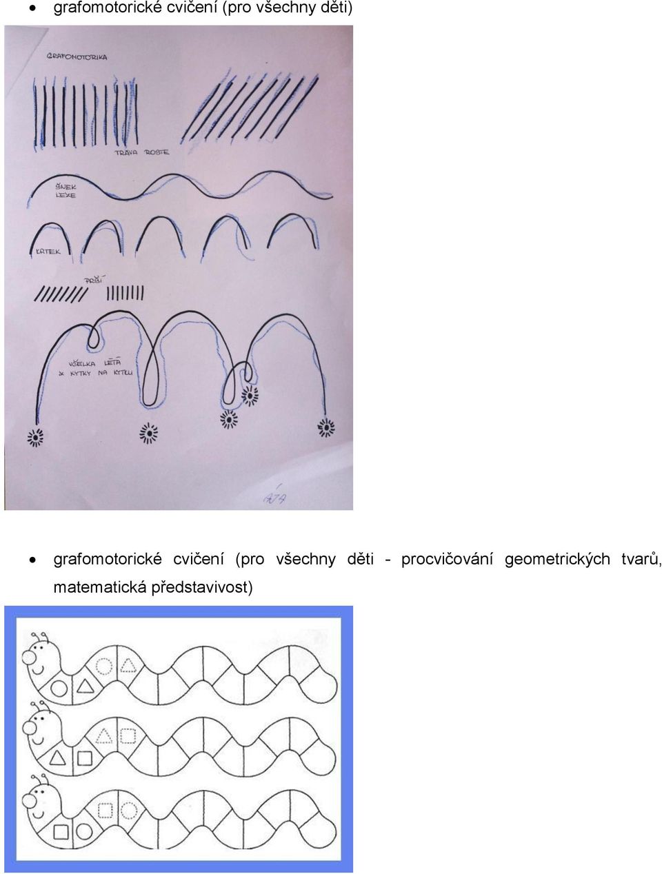 geometrických tvarů, matematická