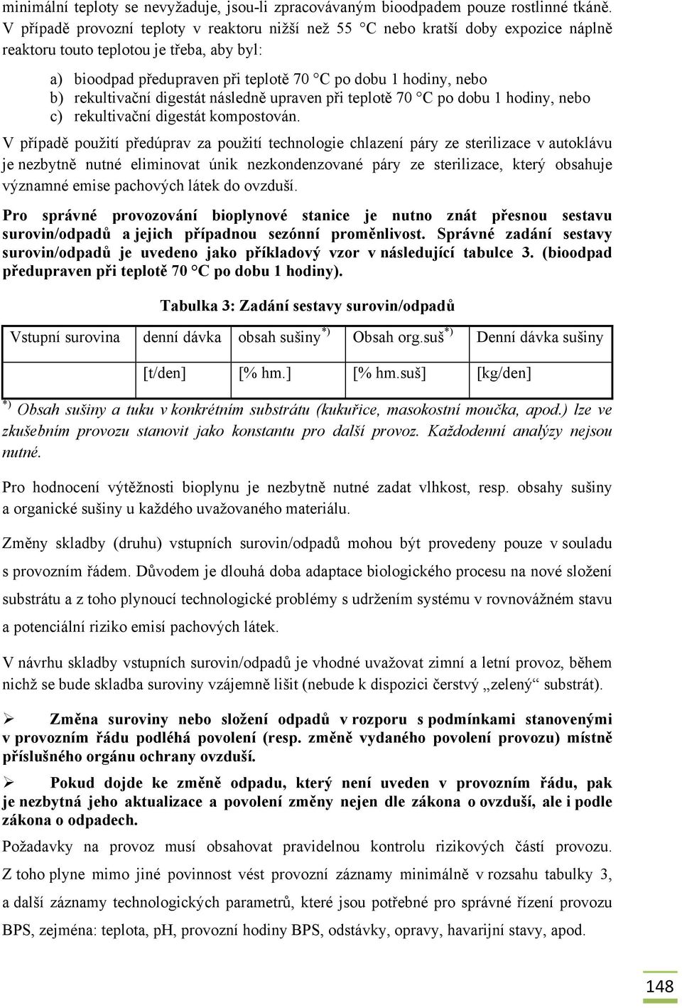 rekultivační digestát následně upraven při teplotě 70 C po dobu 1 hodiny, nebo c) rekultivační digestát kompostován.