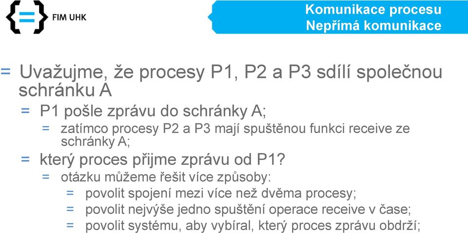 zprávu od P1?