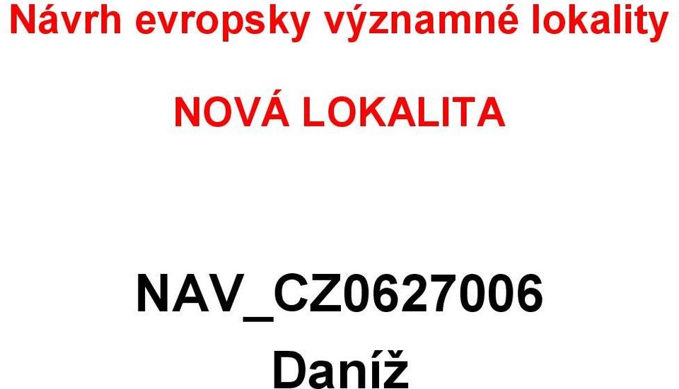 lokality NOVÁ