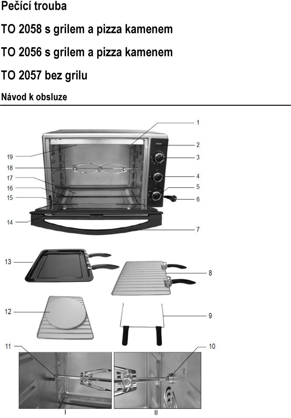 2056 s  2057 bez grilu Návod