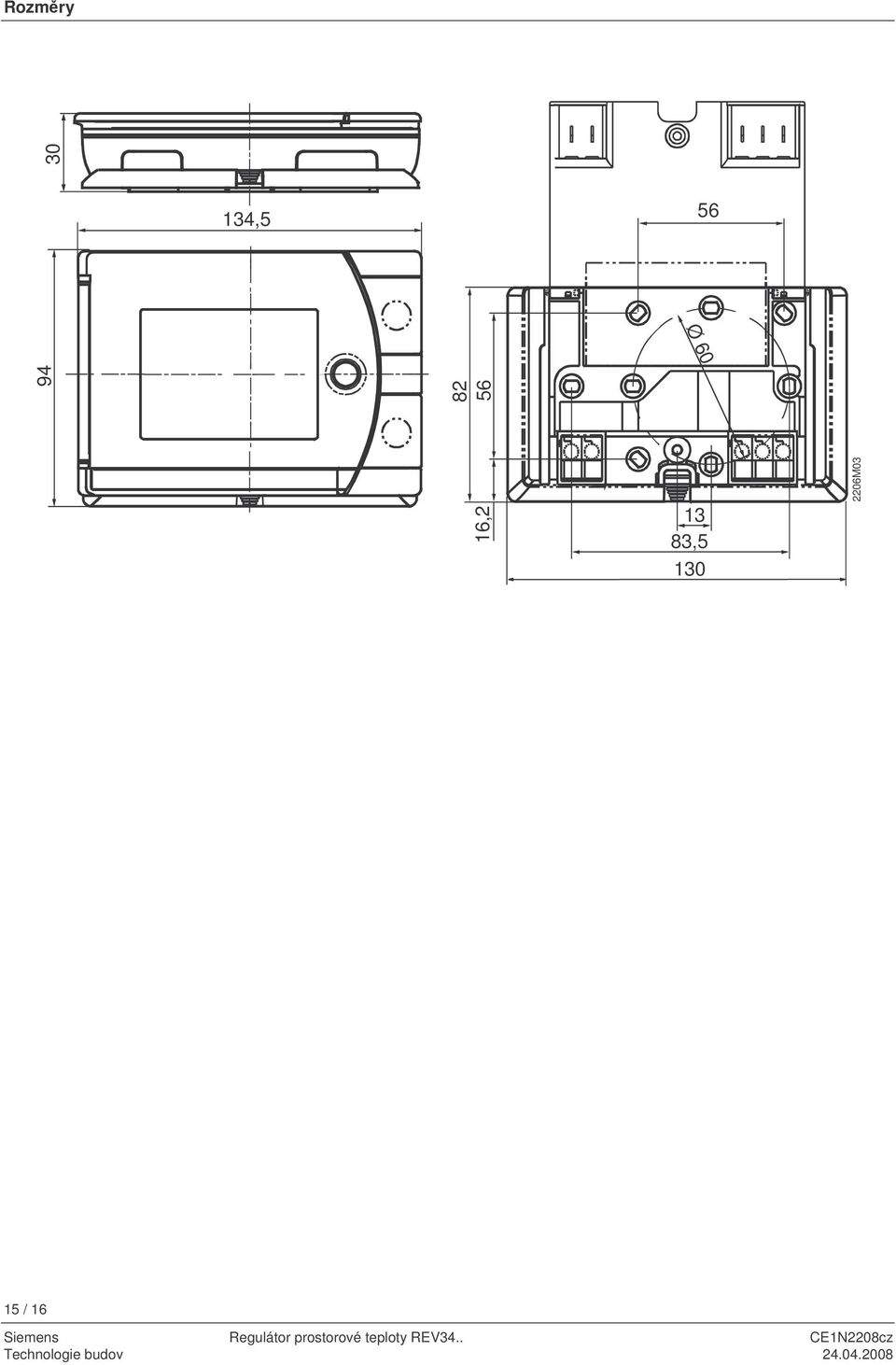 Ø 60 13 83,5 130