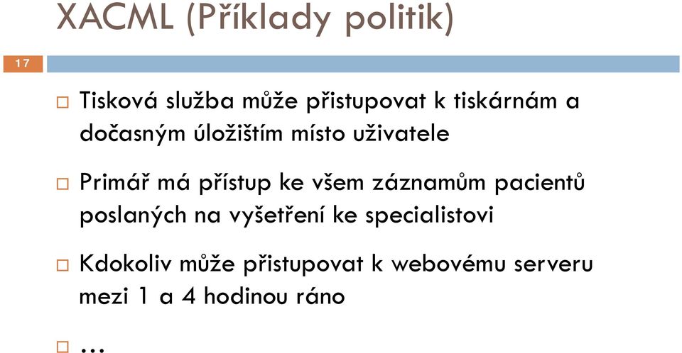 ke všem záznamům pacientů poslaných na vyšetření ke specialistovi