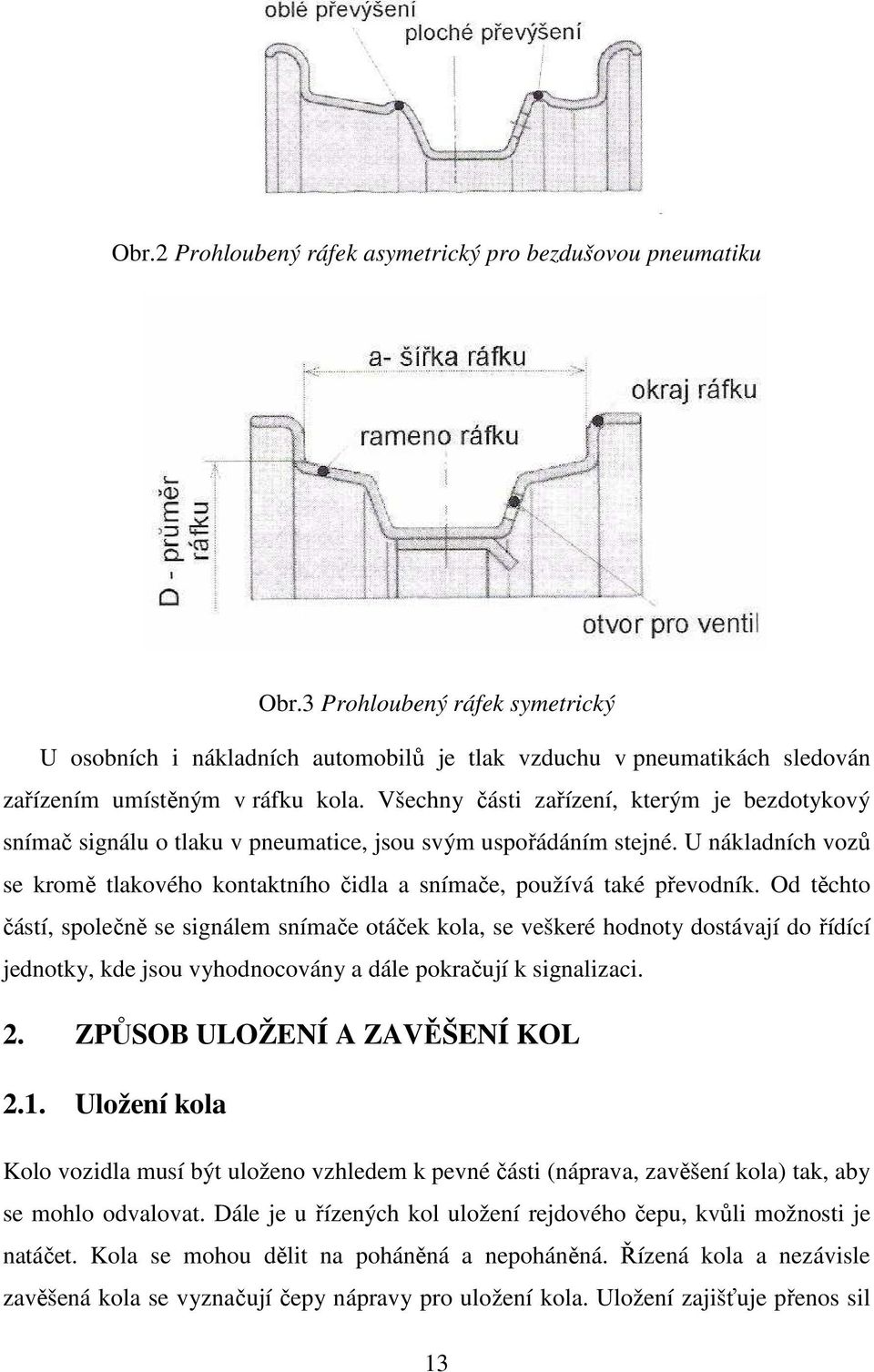 Všechny části zařízení, kterým je bezdotykový snímač signálu o tlaku v pneumatice, jsou svým uspořádáním stejné.