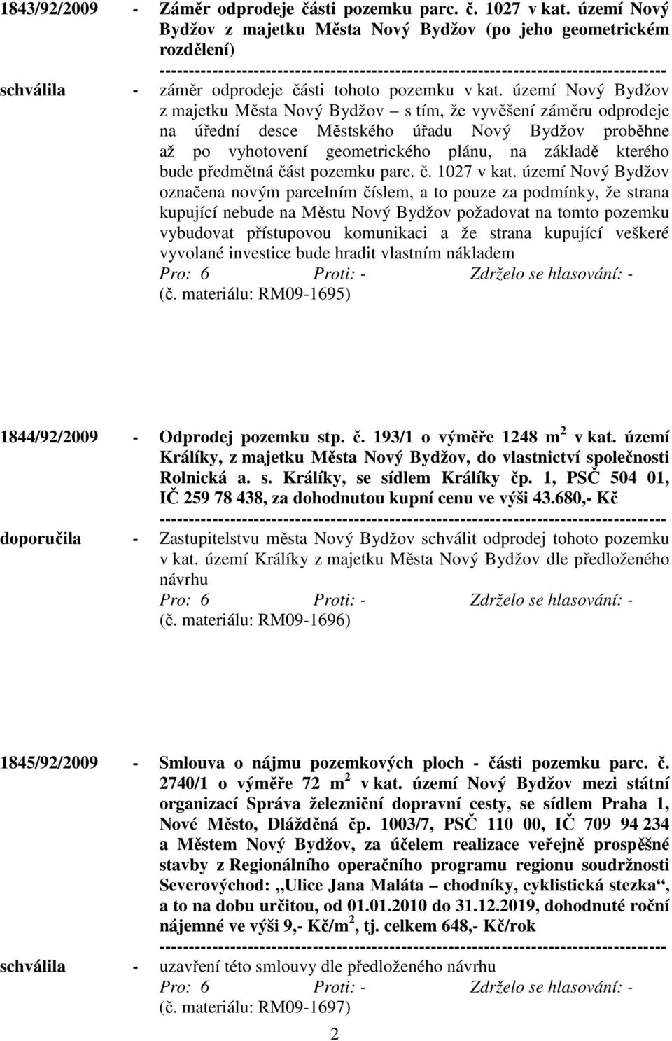 předmětná část pozemku parc. č. 1027 v kat.