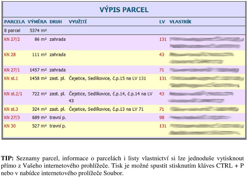 internetového prohlížeče.