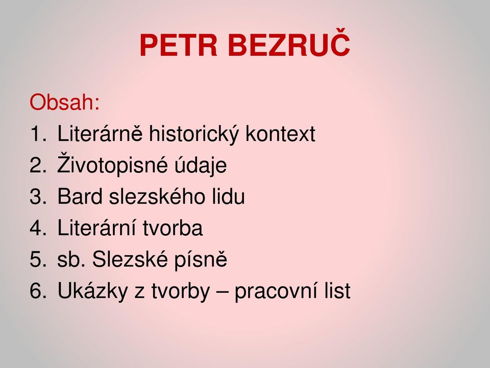 Životopisné údaje 3.