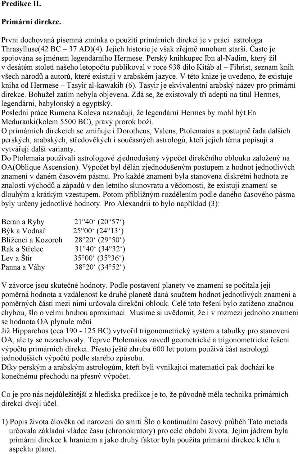 Perský knihkupec Ibn al-nadim, který žil v desátém století našeho letopočtu publikoval v roce 938 dílo Kitáb al Fihrist, seznam knih všech národů a autorů, které existují v arabském jazyce.