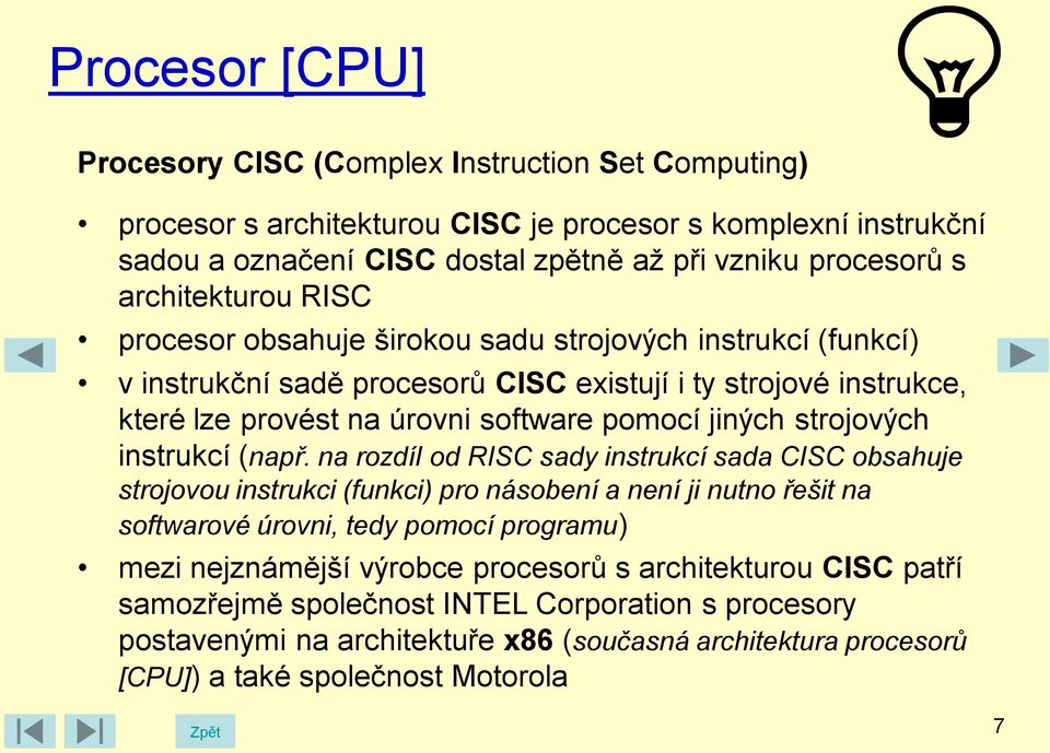 instrukcí (např.