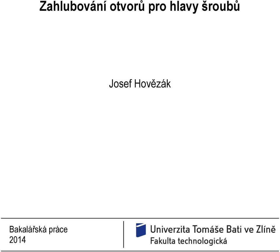 šroubů Josef