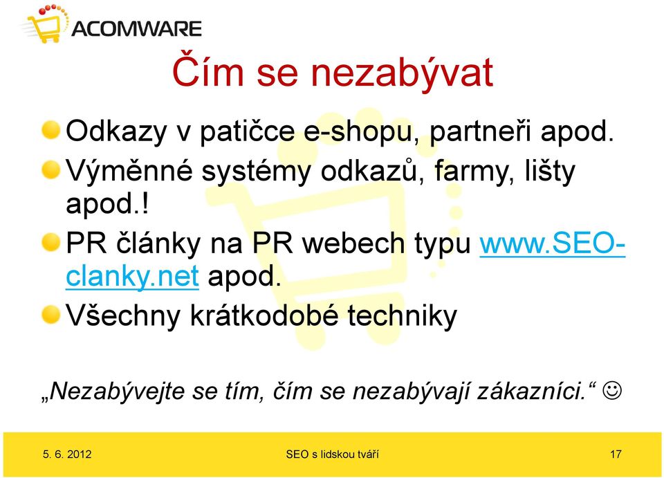 ! PR články na PR webech typu www.seoclanky.net apod.