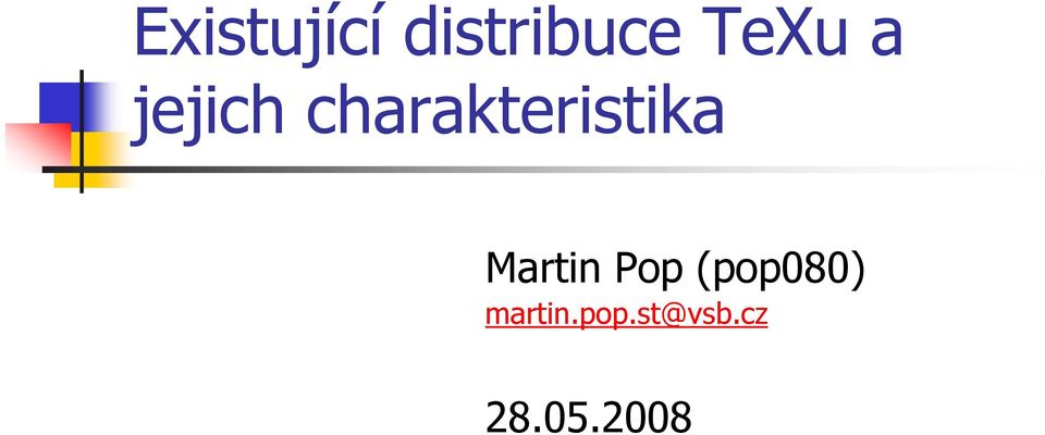 charakteristika Martin