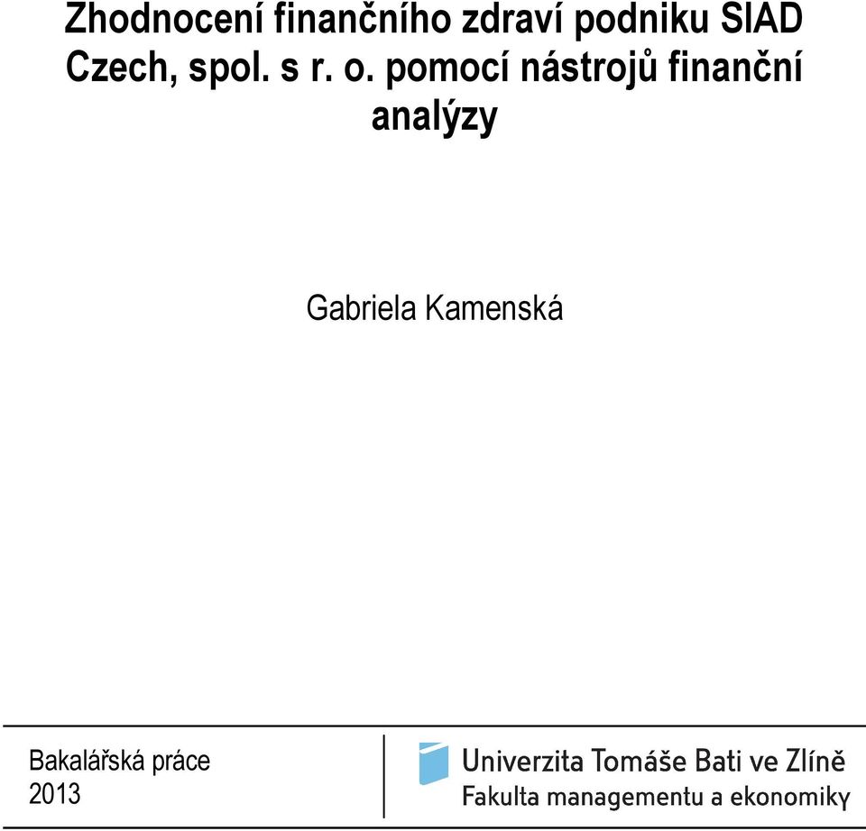 pomocí nástrojů finanční analýzy