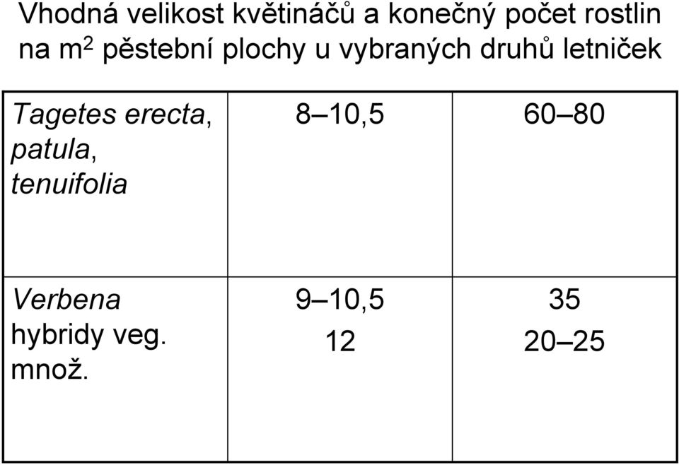 letniček Tagetes erecta, patula, tenuifolia 8