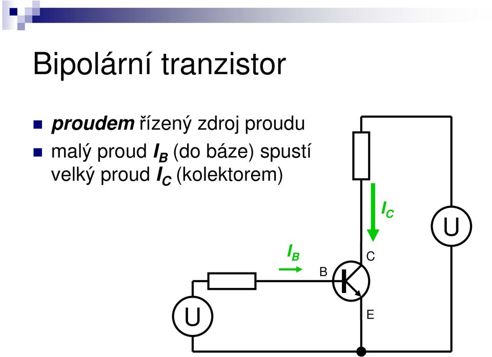 proud I (do báze) spustí