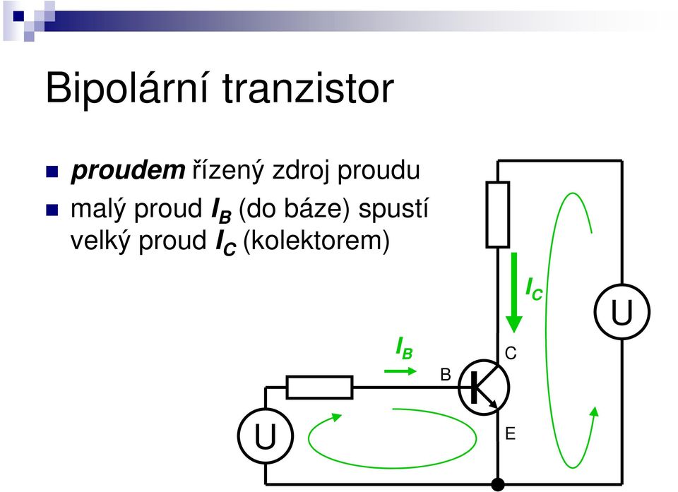 proud I (do báze) spustí