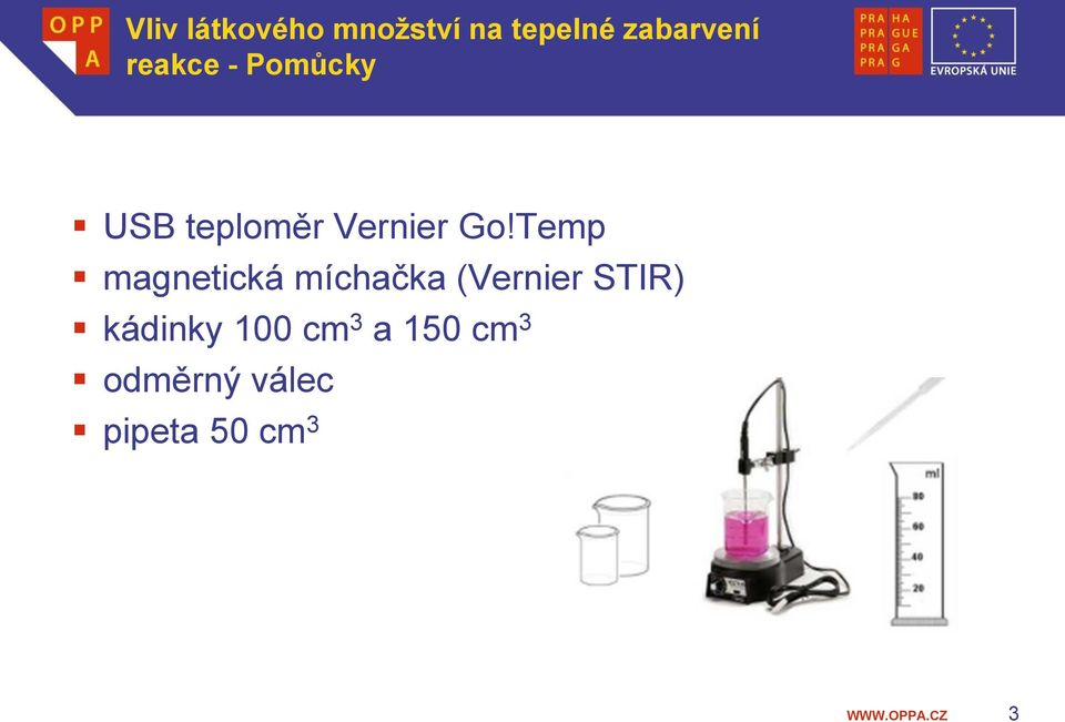 STIR) kádinky 100 cm 3 a 150 cm 3