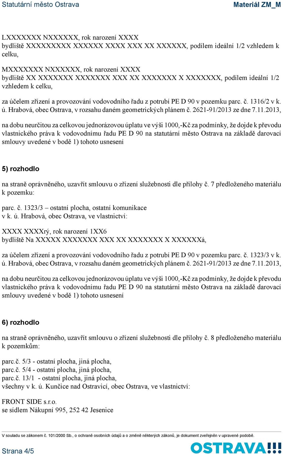 2621-91/2013 ze dne 7.11.