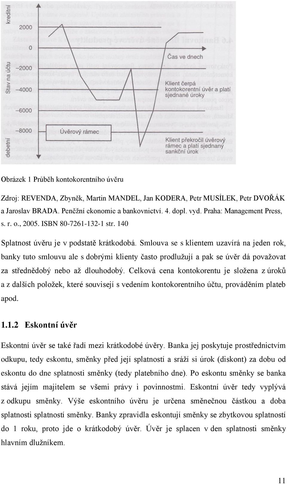 Smlouva se s klientem uzavírá na jeden rok, banky tuto smlouvu ale s dobrými klienty často prodlužují a pak se úvěr dá považovat za střednědobý nebo až dlouhodobý.