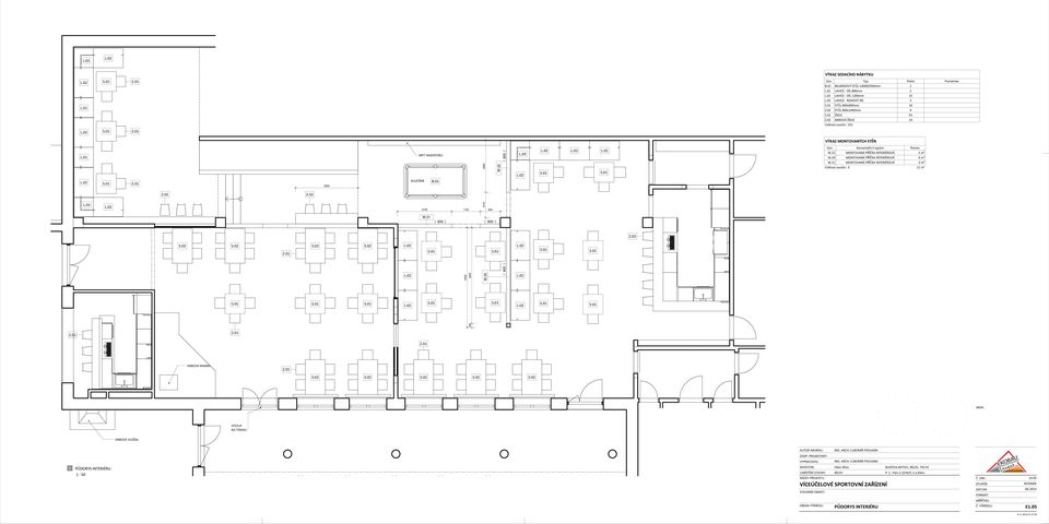 Komentáře k typům Plocha W.22 MONTOVANÁ PŘÍČKA OVÁ 2 m² W.20 MONTOVANÁ PŘÍČKA OVÁ 6 m² W.2 MONTOVANÁ PŘÍČKA OVÁ m² Celkový součet:: m² Z.02 Z.02 L.0 05 265 50 800 W.2 ( 900 ) ( 900 ) Z.02 Z.0 S.