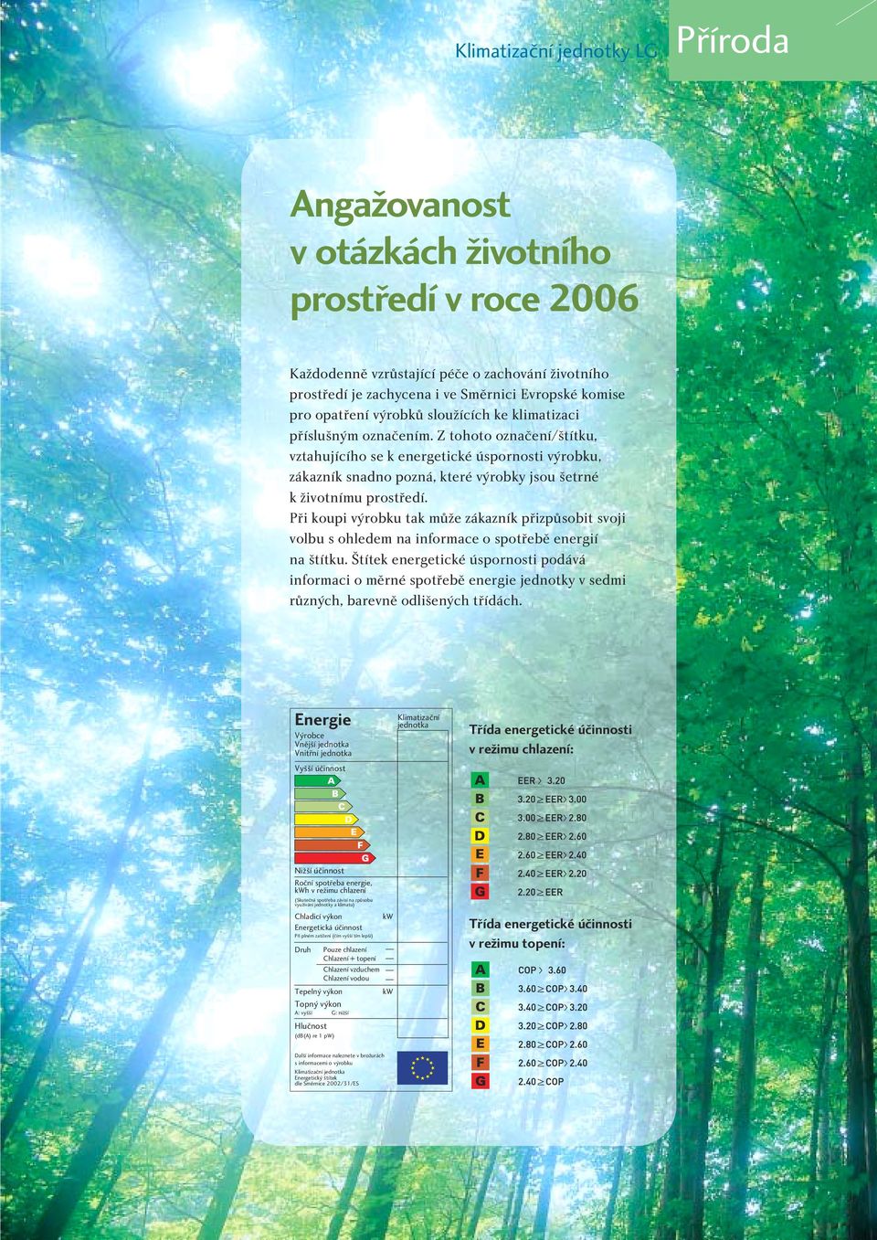 Z tohoto označení/štítku, vztahujícího se k energetické úspornosti výrobku, zákazník snadno pozná, které výrobky jsou šetrné k životnímu prostředí.