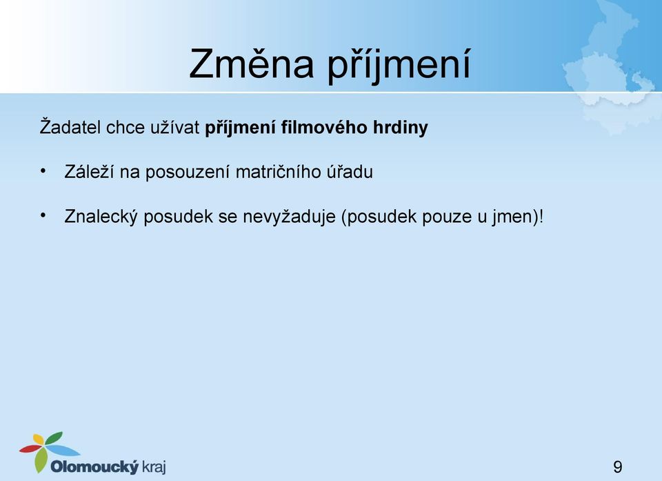 posouzení matričního úřadu Znalecký