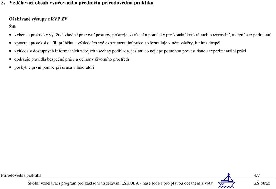 experimentální práce a zformuluje v něm závěry, k nimž dospěl vyhledá v dostupných informačních zdrojích všechny podklady, jež mu co nejlépe pomohou