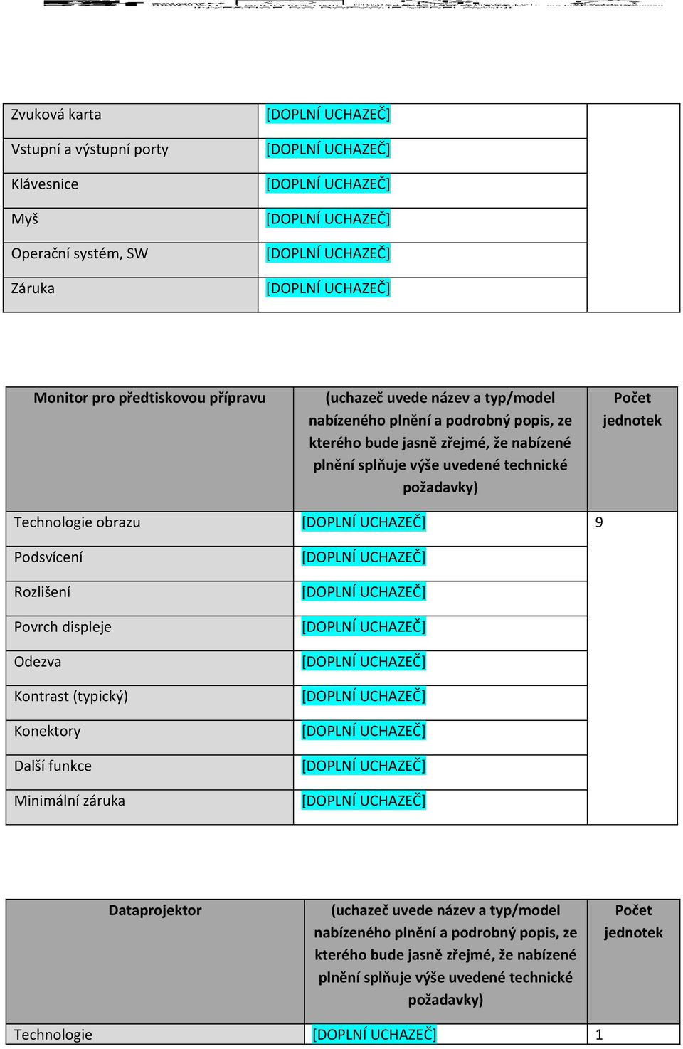 Technologie obrazu 9 Podsvícení Rozlišení Povrch displeje