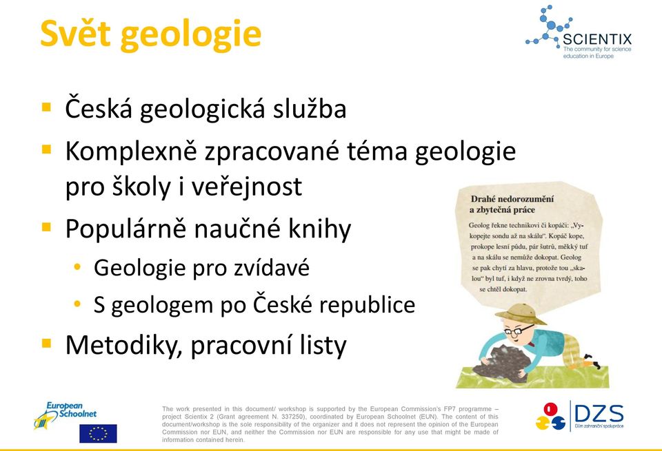 Populárně naučné knihy Geologie pro zvídavé S