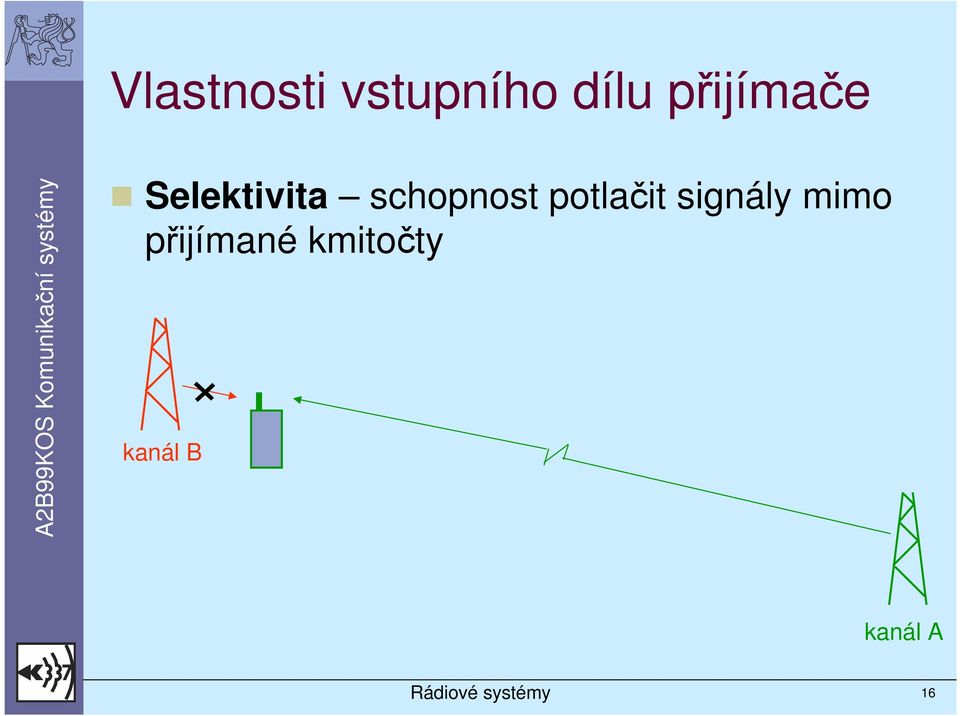 schopnost potlačit signály