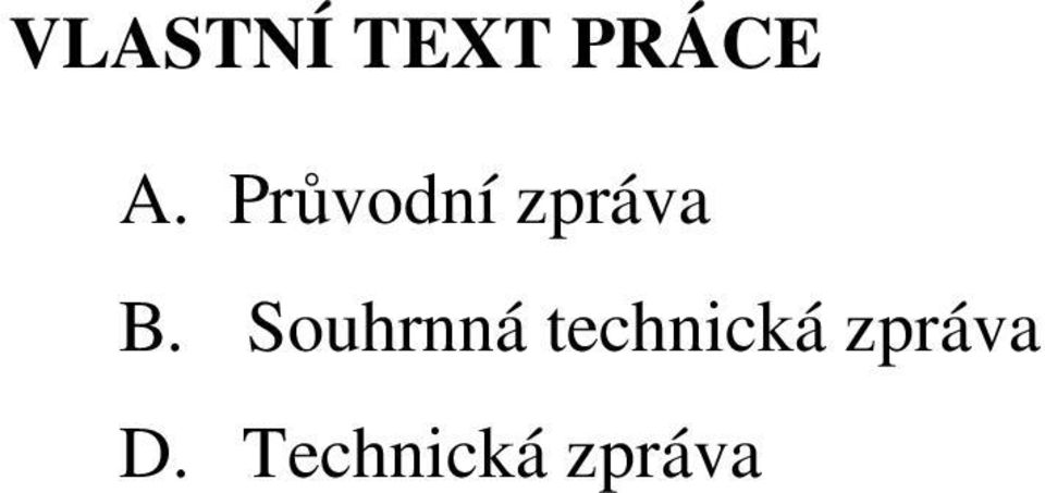 Souhrnná technická