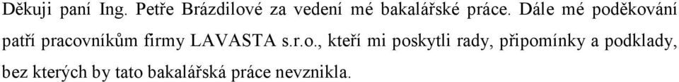 Dále mé pod