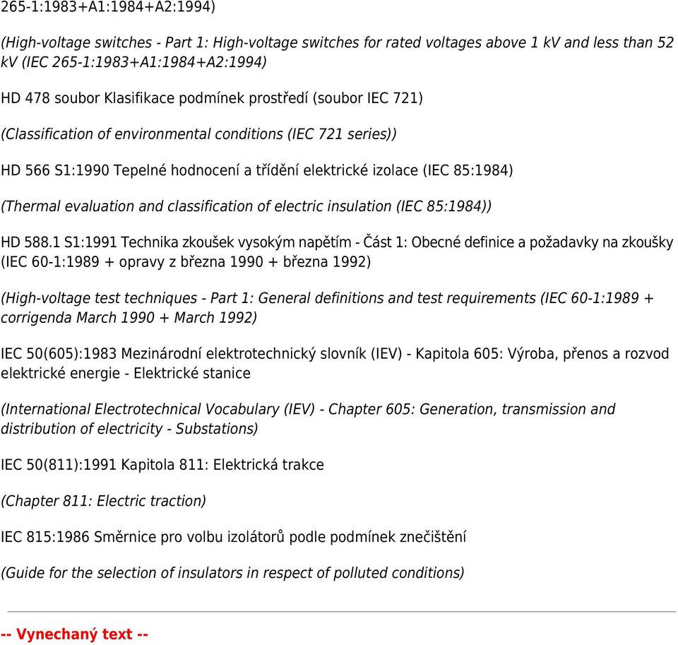 classification of electric insulation (IEC 85:1984)) HD 588.
